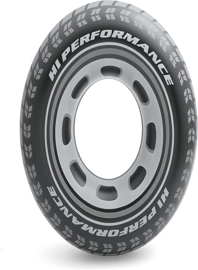 Elvana Inflatable Swimming Floating Swim Tire Tube Ring for Adult Big Size | Swimming Pool Raft Float Tube Giant Tire for Adults - Image 1